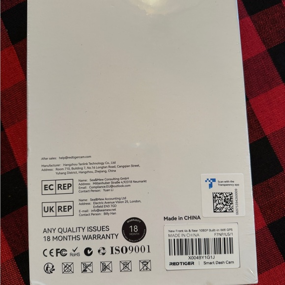 4K Ultra HD Dash Cam - Black - Picture 2 of 4